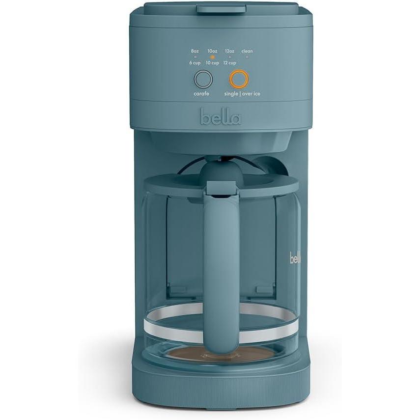 imageBELLA VersaBrew 2in1 Coffee Maker KCup compatible Brew 3 Sizes Carafes ampamp Single Serve Cups Dishwasher Safe Reusable Filter ampamp Filter Holder Iced Coffee Function 60oz Tank OatmilkSurf