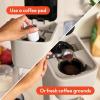 BELLA Single Serve Coffee Maker, K Cup & Coffee Ground Compatible with Removable, Adjustable Drip Tray, Auto Shutoff & Reusable Dishwasher Safe Accessories, Brews 6oz to 14oz, 1000 Watt, Blossom(Oatmilk)