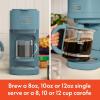 BELLA VersaBrew 2-in1 Coffee Maker, K-Cup compatible, Brew 3 Sizes Carafes & Single Serve Cups, Dishwasher Safe Reusable Filter & Filter Holder, Iced Coffee Function, 60oz Tank, Oatmilk(Surf)