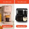 BELLA VersaBrew 2-in1 Coffee Maker, K-Cup compatible, Brew 3 Sizes Carafes & Single Serve Cups, Dishwasher Safe Reusable Filter & Filter Holder, Iced Coffee Function, 60oz Tank, Oatmilk(Blossom)