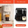 BELLA VersaBrew 2-in1 Coffee Maker, K-Cup compatible, Brew 3 Sizes Carafes & Single Serve Cups, Dishwasher Safe Reusable Filter & Filter Holder, Iced Coffee Function, 60oz Tank, Oatmilk(Oatmilk)