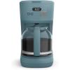 bella 12 Cup Programmable Coffee Marker, Reusable Dishwasher Safe Accessories, Easy LCD diaply, Auto Shutoff, 900 watt, Blossom(Surf)