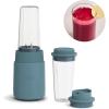 bella 6 Pcs Portable Rocket Blender, Juicer & Smoothie Maker, Press & Twist Design, EverGood™ & BPA Free Dishwasher Safe Parts, 4 Tip Stainless Steel Blade, Cord Wrap, 240 Watt Motor, Blossom(Surf)