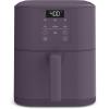 bella 4Qt Slim Air Fryer, Fits-anywhere™ Kitchenware, EverGood™ Ceramic Nonstick Coating, Adjustable Temperature, 6 Preset Cooking Options, 60 Min Auto Shutoff w Audible Tone, 3.3lb Capacity, Plum(Plum)
