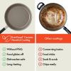 bella 9 Piece Ceramic Nonstick Cookware Set, Fits-anywhere™ Kitchenware w EverGood™ Coating, Dishwasher & Oven Safe, All Stovetops Compatible, Stackable Design, Cool Touch Handles, Plum(Oatmilk)