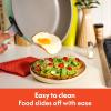 bella 9 Piece Ceramic Nonstick Cookware Set, Fits-anywhere™ Kitchenware w EverGood™ Coating, Dishwasher & Oven Safe, All Stovetops Compatible, Stackable Design, Cool Touch Handles, Plum(Seaglass)