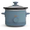 bella 1.5 Qt Slow Cooker with 3 Heat Manual Control, Ceramic Nonstick Coating, Dishwasher Safe Stoneware Pot and Tempered Glass Lid, Tangle Free Cord Wrap & Cool Touch Handles, Plum(Surf)