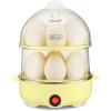 bella Electric Egg Cooker, 14 Eggs Capacity Tray, Double Stack, for Poached, Scrambled, Hard, Medium & Soft Boiled Eggs, Omelets and Steamed Dumplings, Auto Shutoff, 360 Watt, Oatmilk(Yellow)