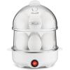 bella Electric Egg Cooker, 14 Eggs Capacity Tray, Double Stack, for Poached, Scrambled, Hard, Medium & Soft Boiled Eggs, Omelets and Steamed Dumplings, Auto Shutoff, 360 Watt, Oatmilk(White)