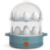 bella Electric Egg Cooker, 14 Eggs Capacity Tray, Double Stack, for Poached, Scrambled, Hard, Medium & Soft Boiled Eggs, Omelets and Steamed Dumplings, Auto Shutoff, 360 Watt, Oatmilk(Surf)