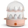 bella Electric Egg Cooker, 14 Eggs Capacity Tray, Double Stack, for Poached, Scrambled, Hard, Medium & Soft Boiled Eggs, Omelets and Steamed Dumplings, Auto Shutoff, 360 Watt, Oatmilk(Blossom)