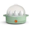 bella Electric Egg Cooker, 7 Eggs Capacity Tray, Single Stack, for Poached, Scrambled, Hard, Medium & Soft Boiled Eggs, Omelets and Steamed Dumplings, Auto Shutoff, 360 Watt, Blossom(Seaglass)