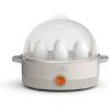 bella Electric Egg Cooker, 7 Eggs Capacity Tray, Single Stack, for Poached, Scrambled, Hard, Medium & Soft Boiled Eggs, Omelets and Steamed Dumplings, Auto Shutoff, 360 Watt, Blossom(Oatmilk)