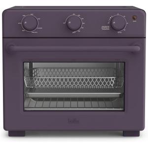 bella Air Fry Toaster Oven, 7 Preset Cooking Options, Dishwasher-Safe EverGood Coated Trays Included, 60-Minute Auto Shutoff w Audible Timer, Power Indicator Light, 1700 Watt, Surf(Plum)