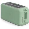 bella 2 Slice Slim Toaster, Fits-anywhere™ Kitchenware, 6 Setting Shade Control with Reheat & Cancel Buttons, Fits Sourdough, 10” Long Slot, Anti Jam & Auto Shutoff, 900 Watt, Seaglass(Seaglass)