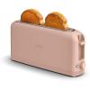 bella 2 Slice Slim Toaster, Fits-anywhere™ Kitchenware, 6 Setting Shade Control with Reheat & Cancel Buttons, Fits Sourdough, 10” Long Slot, Anti Jam & Auto Shutoff, 900 Watt, Seaglass(Blossom)