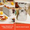 BELLA 10 speed Flip & Store Countertop Blender + 2 Slice Slim toaster, Fits-anywhere™ Kitchenware, Smart Toaster w 6 Shades Control & Smoothie Blender w 48oz Capacity Pitcher, Oatmilk