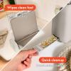 BELLA 10 x 20 in Fold-n-Store Dual Temp Griddle + 2 Slice Slim toaster, Fits-anywhere™ Kitchenware, Slim Toaster w 6 Shades Control & Griddle w EverGood™ Ceramic Nonstick Coating, Oatmilk