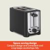 bella 4 Slice Toaster with Auto Shut Off, Extra Wide Slots & Removable Crumb Tray and Cancel, Defrost & Reheat Function, Toast Bread & Bagel, Black(Black)