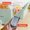 bella 4 Slice Toaster with Auto Shut Off, Extra Wide Slots & Removable Crumb Tray and Cancel, Defrost & Reheat Function, Toast Bread & Bagel, Black(Sage)