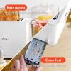 bella 4 Slice Toaster with Auto Shut Off, Extra Wide Slots & Removable Crumb Tray and Cancel, Defrost & Reheat Function, Toast Bread & Bagel, Black(White)