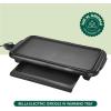 bella Electric Griddle with Warming Tray – Smokeless Indoor Grill, Nonstick Surface, Adjustable Temperature & Cool-touch Handles, 10″ x 18″, Copper/Black, PFOA & PTFE Free(10 x 18″)