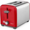 Stainless Steel and Red