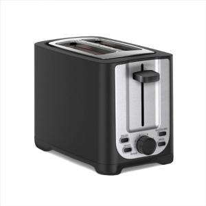 bella 4 Slice Toaster with Auto Shut Off, Extra Wide Slots & Removable Crumb Tray and Cancel, Defrost & Reheat Function, Toast Bread & Bagel, Black(Black)