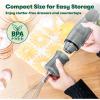 BELLA Immersion Hand Blender, Portable Mixer with Whisk Attachment – Electric Handheld Juicer, Shakes, Baby Food and Smoothie Maker, Stainless Steel, Black(Gray)