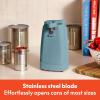 bella Automatic Can Opener​, Hands Free, Battery Operated, Cordless, Stainless steel blade to open any Size Can with Magnet to Safely Remove Lid, Seamless Opening Decreases Sharp Edges, Slate(Surf)