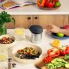 bella Automatic Can Opener​, Hands Free, Battery Operated, Cordless, Stainless steel blade to open any Size Can with Magnet to Safely Remove Lid, Seamless Opening Decreases Sharp Edges, Slate(Slate)