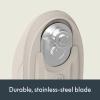bella Automatic Can Opener​, Hands Free, Battery Operated, Cordless, Stainless steel blade to open any Size Can with Magnet to Safely Remove Lid, Seamless Opening Decreases Sharp Edges, Slate(Oatmilk)