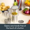 bella Automatic Can Opener​, Hands Free, Battery Operated, Cordless, Stainless steel blade to open any Size Can with Magnet to Safely Remove Lid, Seamless Opening Decreases Sharp Edges, Slate(Oatmilk)