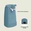 bella Automatic Can Opener​, Hands Free, Battery Operated, Cordless, Stainless steel blade to open any Size Can with Magnet to Safely Remove Lid, Seamless Opening Decreases Sharp Edges, Slate(Surf)