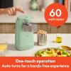 bella Automatic Can Opener​, Hands Free, Battery Operated, Cordless, Stainless steel blade to open any Size Can with Magnet to Safely Remove Lid, Seamless Opening Decreases Sharp Edges, Slate(Seaglass)