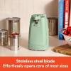 bella Automatic Can Opener​, Hands Free, Battery Operated, Cordless, Stainless steel blade to open any Size Can with Magnet to Safely Remove Lid, Seamless Opening Decreases Sharp Edges, Slate(Seaglass)