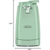 bella Automatic Can Opener​, Hands Free, Battery Operated, Cordless, Stainless steel blade to open any Size Can with Magnet to Safely Remove Lid, Seamless Opening Decreases Sharp Edges, Slate(Sage)