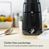 bella Automatic Can Opener​, Hands Free, Battery Operated, Cordless, Stainless steel blade to open any Size Can with Magnet to Safely Remove Lid, Seamless Opening Decreases Sharp Edges, Slate(Black)