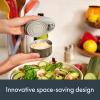 bella Automatic Can Opener​, Hands Free, Battery Operated, Cordless, Stainless steel blade to open any Size Can with Magnet to Safely Remove Lid, Seamless Opening Decreases Sharp Edges, Slate(Oatmilk)