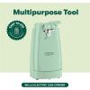 bella Automatic Can Opener​, Hands Free, Battery Operated, Cordless, Stainless steel blade to open any Size Can with Magnet to Safely Remove Lid, Seamless Opening Decreases Sharp Edges, Slate(Sage)