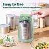bella Automatic Can Opener​, Hands Free, Battery Operated, Cordless, Stainless steel blade to open any Size Can with Magnet to Safely Remove Lid, Seamless Opening Decreases Sharp Edges, Slate(Sage)