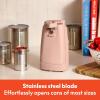 bella Automatic Can Opener​, Hands Free, Battery Operated, Cordless, Stainless steel blade to open any Size Can with Magnet to Safely Remove Lid, Seamless Opening Decreases Sharp Edges, Slate(Blossom)