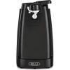 bella Automatic Can Opener​, Hands Free, Battery Operated, Cordless, Stainless steel blade to open any Size Can with Magnet to Safely Remove Lid, Seamless Opening Decreases Sharp Edges, Slate(Black)
