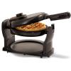 bella Classic Rotating Belgian Waffle Maker with Nonstick Plates, Removable Drip Tray, Adjustable Browning Control and Cool Touch Handles, Stainless Steel(Black)
