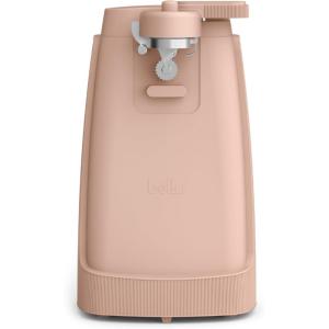 bella Automatic Can Opener​, Hands Free, Battery Operated, Cordless, Stainless steel blade to open any Size Can with Magnet to Safely Remove Lid, Seamless Opening Decreases Sharp Edges, Slate(Blossom)